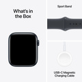 Apple Watch SE Midnatt 44mm GPS S/M