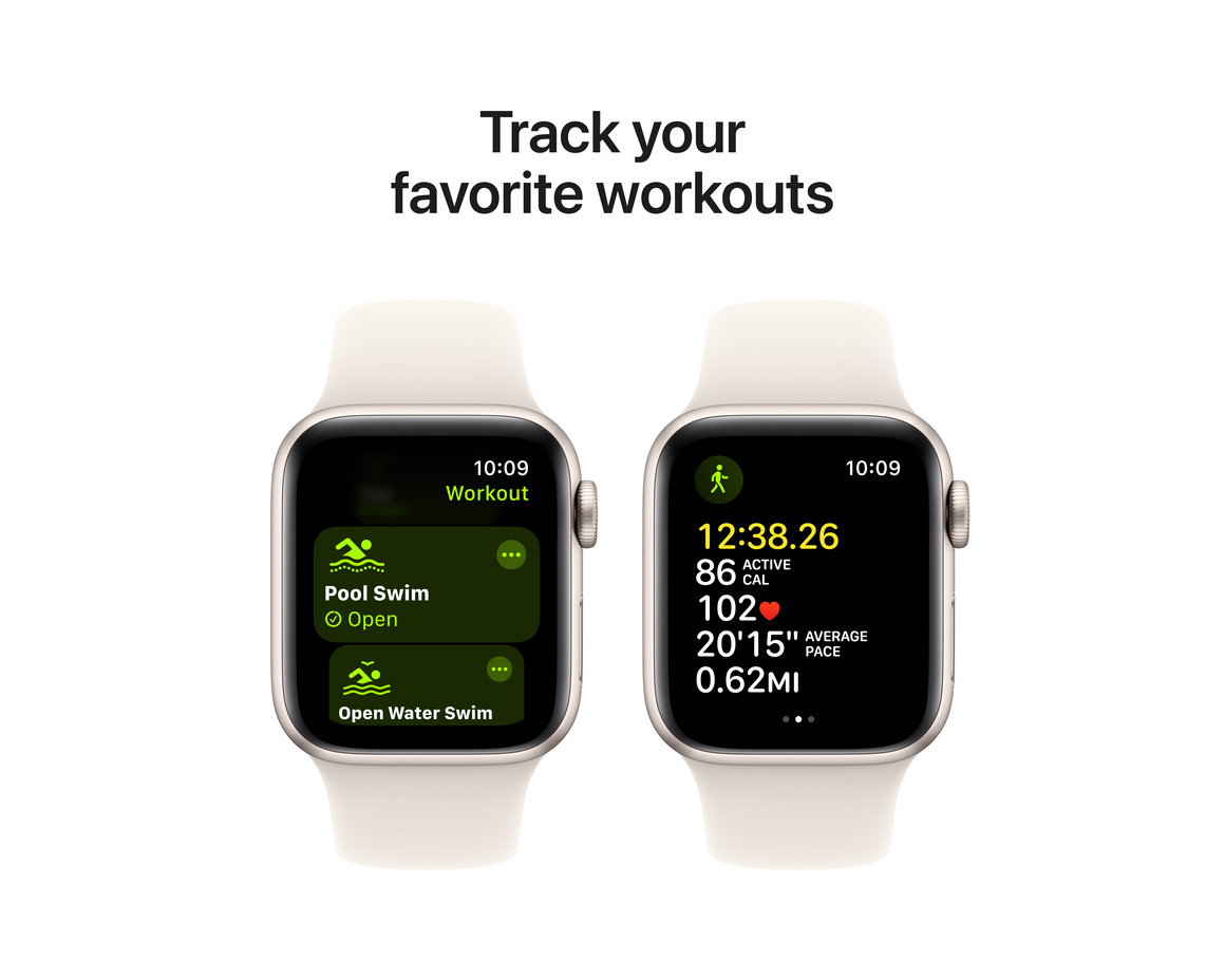 Apple Watch SE Stjärnglans 40mm GPS S/M