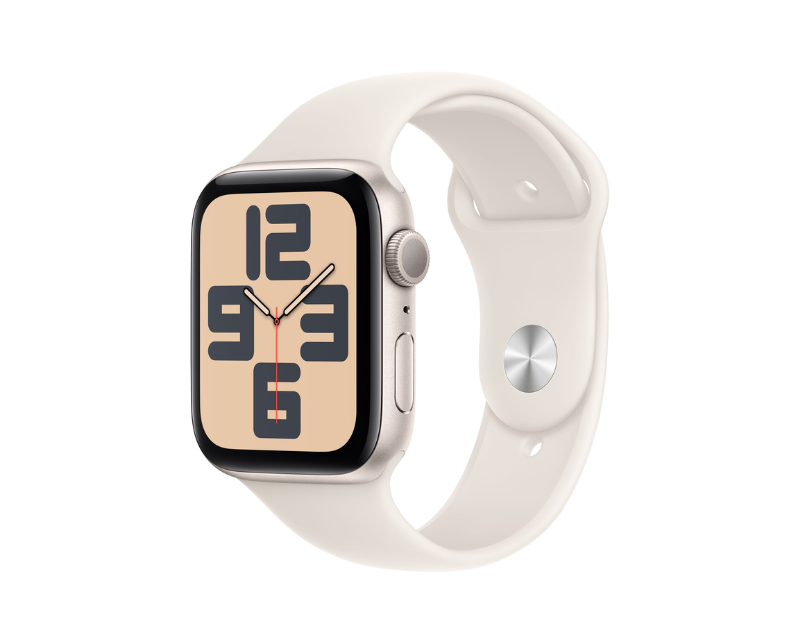 Apple Watch SE Stjärnglans 44mm GPS S/M