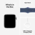Apple Watch SE Silver 40mm GPS M/L