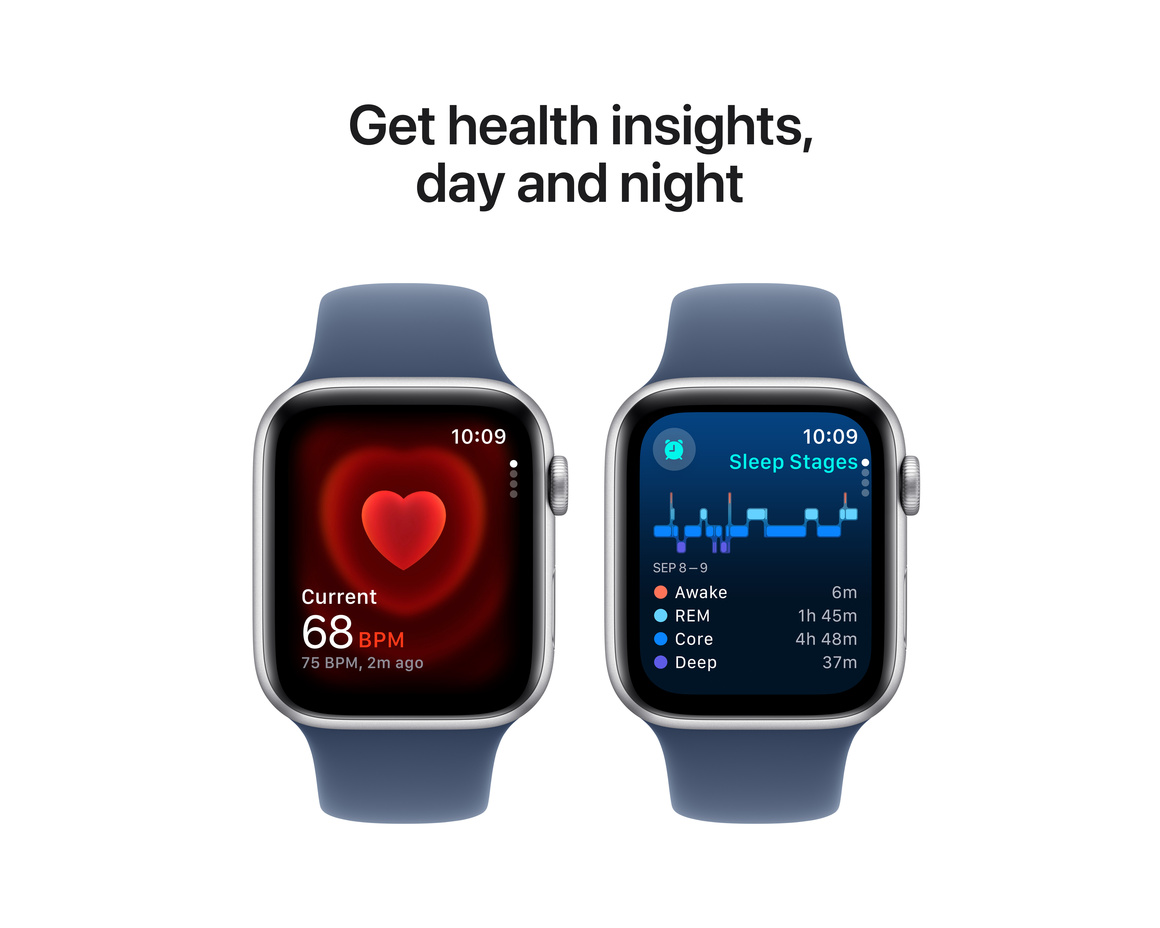 Apple Watch SE Silver 44mm GPS M/L