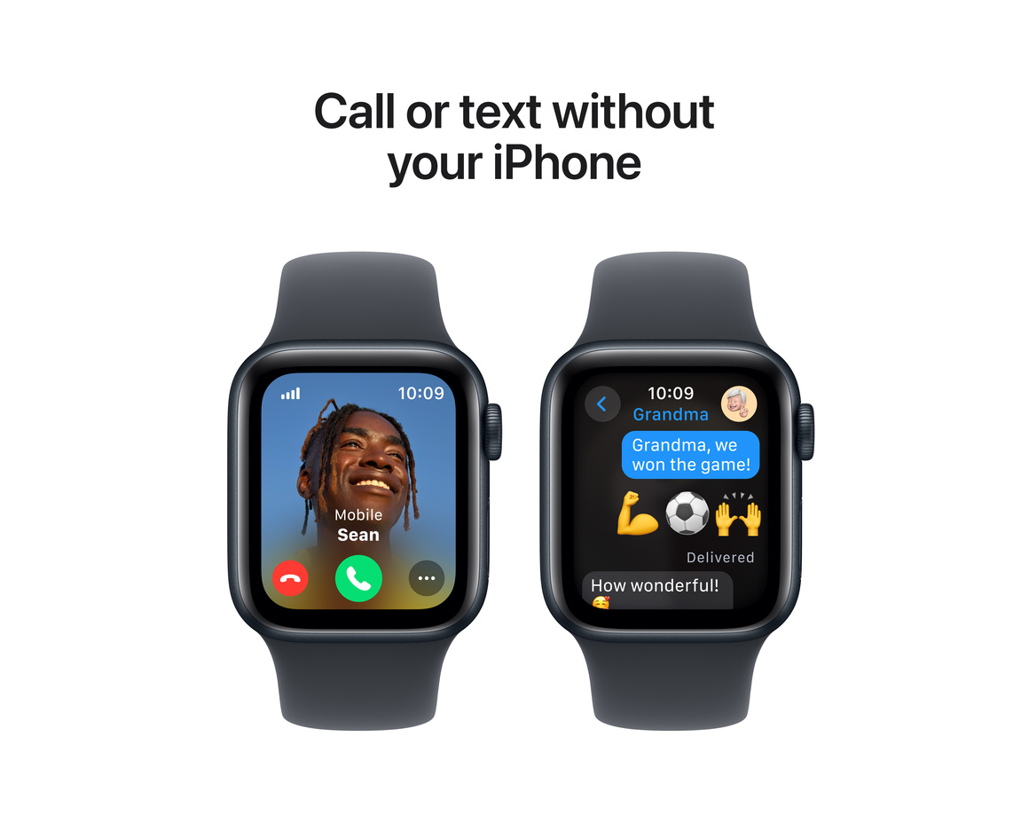 Apple Watch SE Midnatt 40mm GPS + Cellular M/L