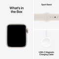 Apple Watch SE Stjärnglans 40mm GPS + Cellular M/L