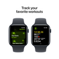 Apple Watch SE Midnatt 44mm GPS + Cellular M/L