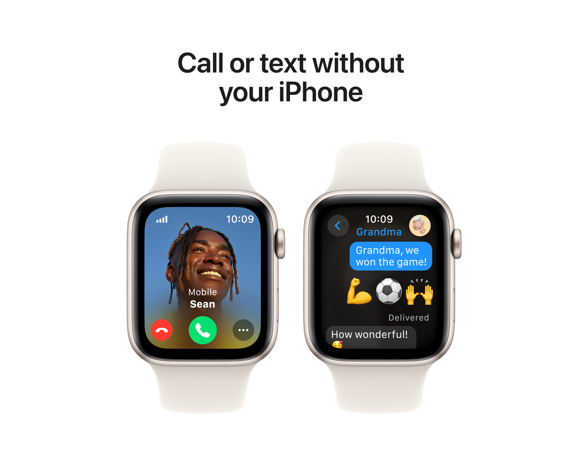 Apple Watch SE Stjärnglans 44mm GPS + Cellular S/M