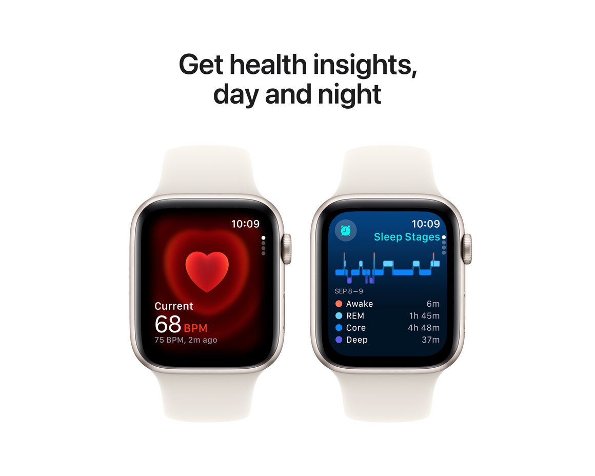 Apple Watch SE Stjärnglans 44mm GPS + Cellular S/M