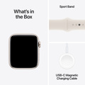 Apple Watch SE Stjärnglans 44mm GPS + Cellular S/M