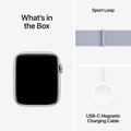 Apple Watch SE med Sportloop 2024 Silver 44mm GPS