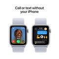 Apple Watch SE med Sportloop 2024 Silver 40mm GPS + Cellular
