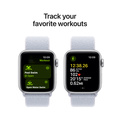 Apple Watch SE med Sportloop 2024 Silver 40mm GPS + Cellular