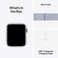 Apple Watch SE med Sportloop 2024 Silver 40mm GPS + Cellular