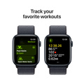 Apple Watch SE med Sportloop 2024 Midnatt 44mm GPS + Cellular