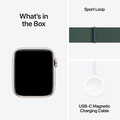 Apple Watch SE med Sportloop 2024 Stjärnglans 44mm GPS + Cellular