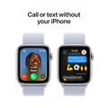 Apple Watch SE med Sportloop 2024 Silver 44mm GPS + Cellular