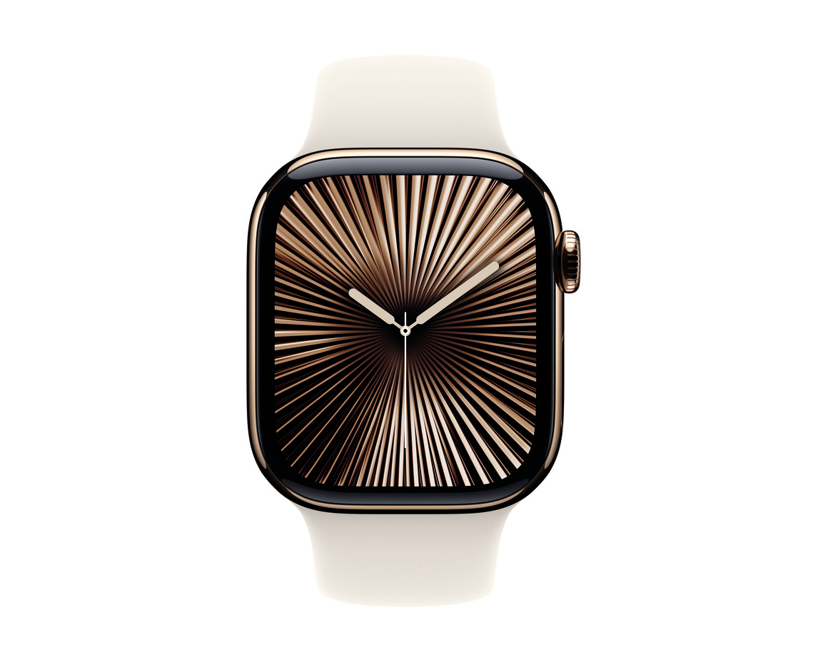 Apple Watch 42mm Stjärnglans Sportband S/M