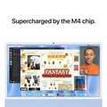 iMac 24 Retina 4.5K (2024) M4 8-core CPU, 8-core GPU/16GB/256GB SSD Blå
