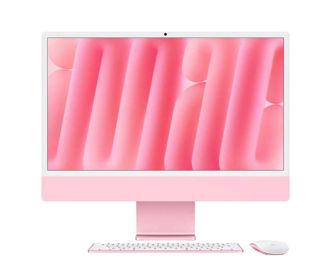iMac 24 Retina 4.5K (2024) M4 10-core CPU, 10-core GPU/16GB Rosa 256 GB
