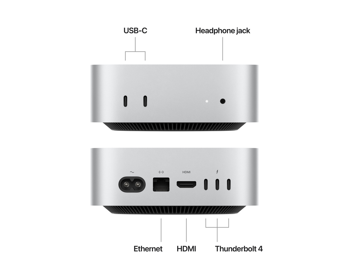 Mac mini M4 10‑core CPU, 10‑core GPU/16GB/512GB SSD