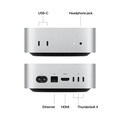 Mac mini: Apple M4 10‑core CPU, 10‑core GPU/24 GB/512 GB