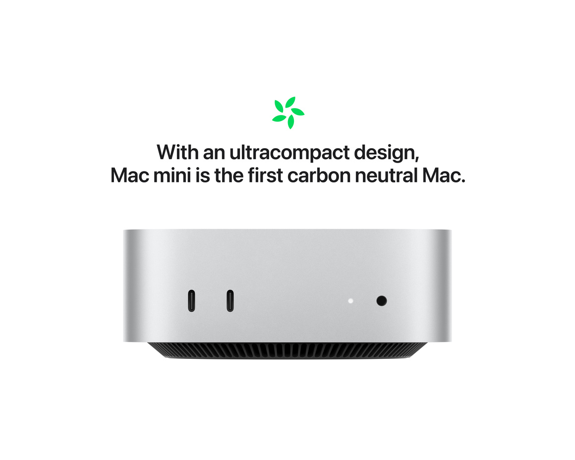 Mac mini M4 10‑core CPU, 10‑core GPU/16GB/512GB SSD