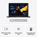 MacBook Pro 14 M4 Max 14‑core CPU, 32‑core GPU/36GB/1TB SSD Rymdsvart