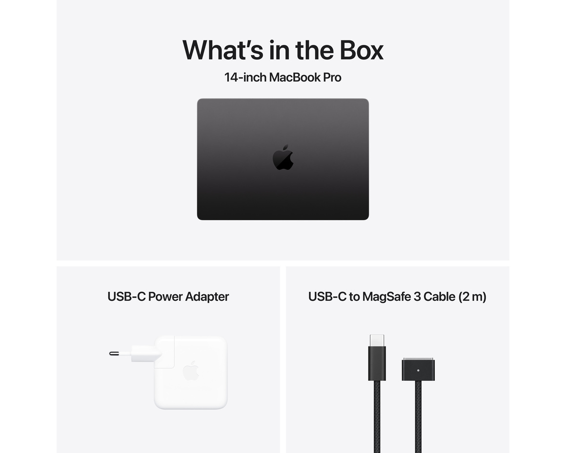 MacBook Pro 14 M4 Max 14‑core CPU, 32‑core GPU/36GB/1TB SSD Rymdsvart