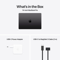 MacBook Pro 14 M4 Max 14‑core CPU, 32‑core GPU/36GB/1TB SSD Rymdsvart
