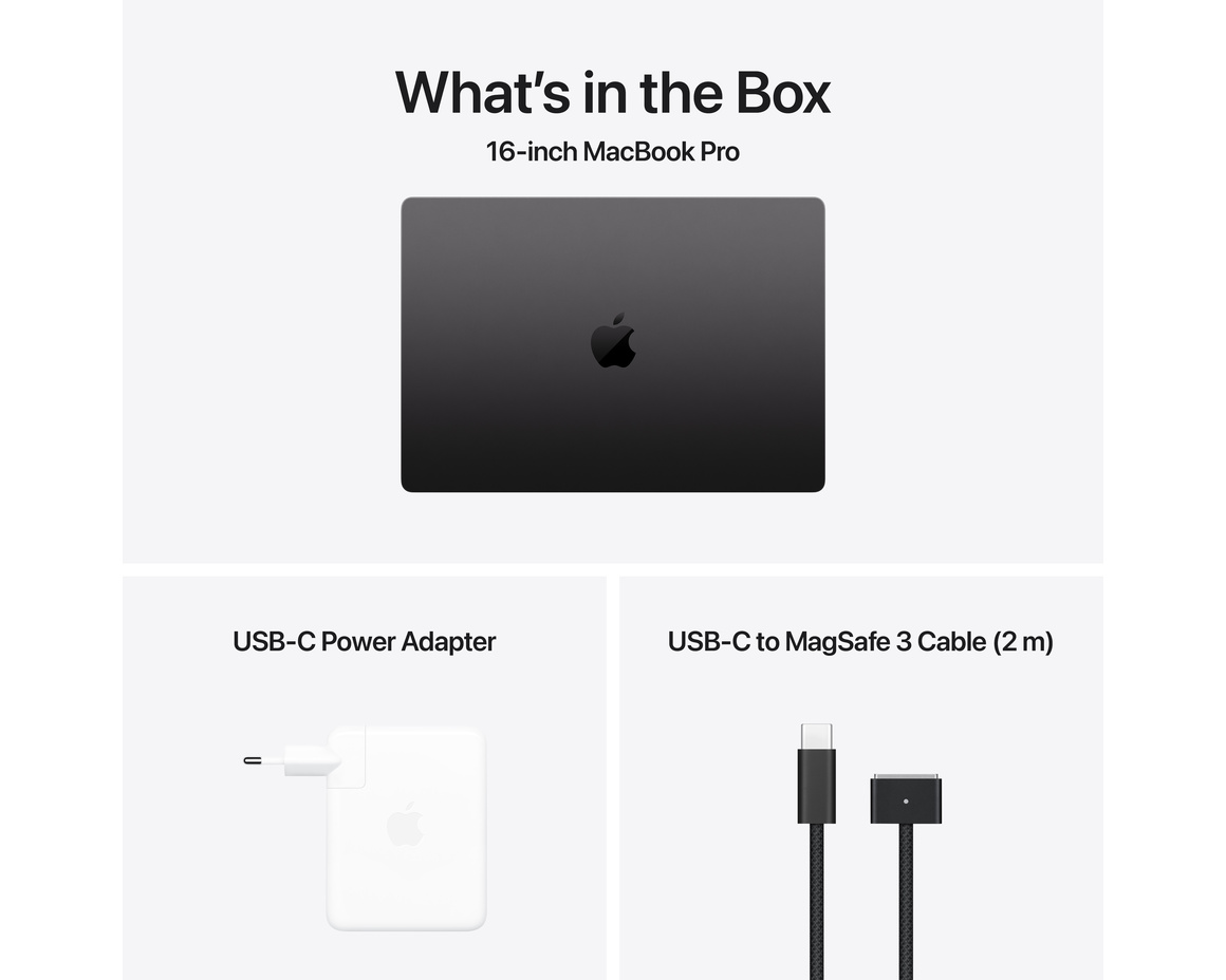 MacBook Pro 16 M4 Pro 14‑core CPU, 20‑core GPU/48GB/512GB SSD Rymdsvart