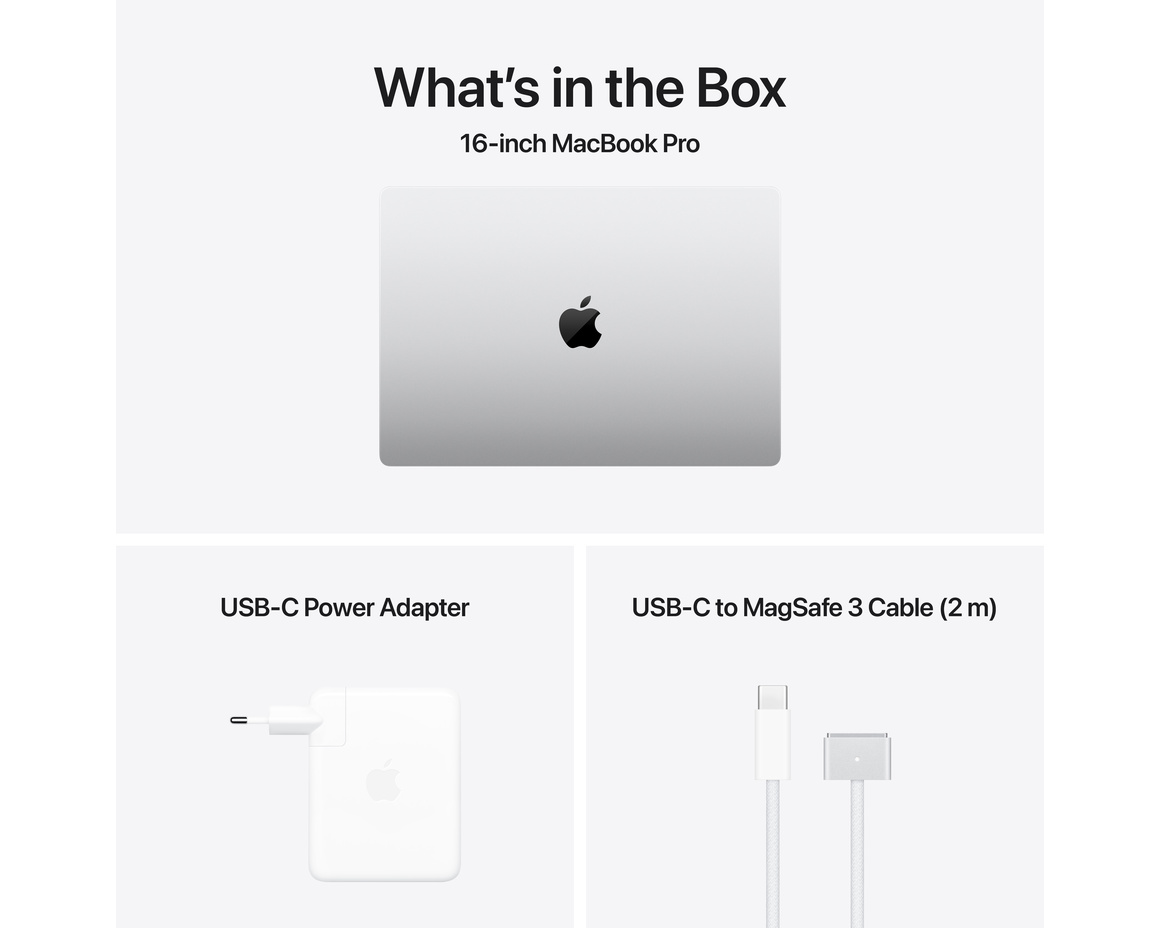 MacBook Pro 16 M4 Max 14‑core CPU, 32‑core GPU/36GB/1TB SSD Silver