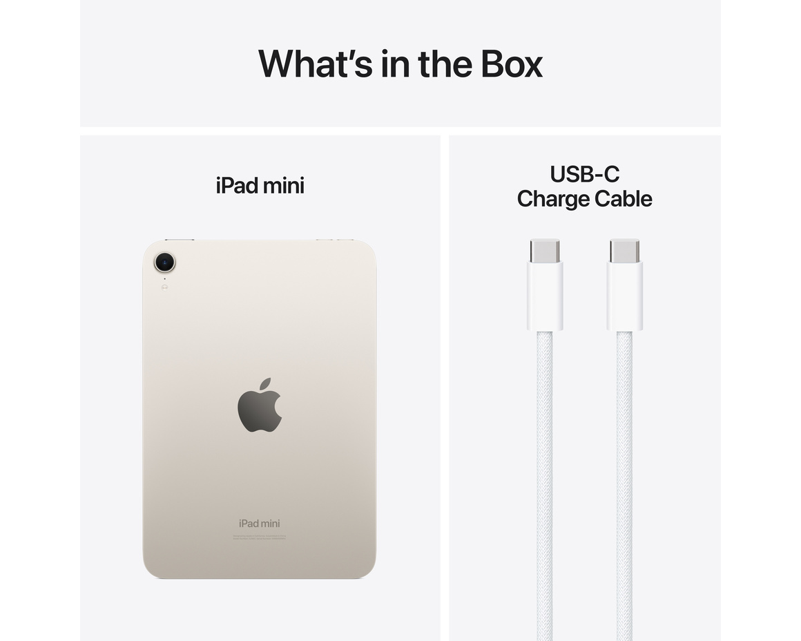 Apple iPad Mini (2024) Stjärnglans 256 GB Wi-Fi