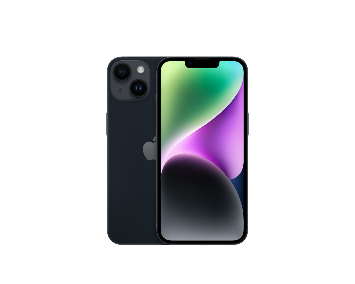 iPhone 14 256GB Midnatt - Gradering A (begagnad)