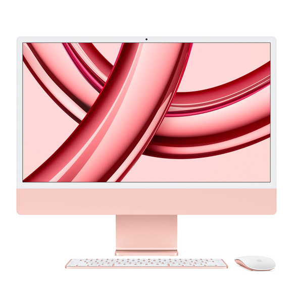 iMac 24 Retina 4.5K (2023) M3 8-core CPU, 10-core GPU/8GB/256GB SSD - Rosa (begagnad)