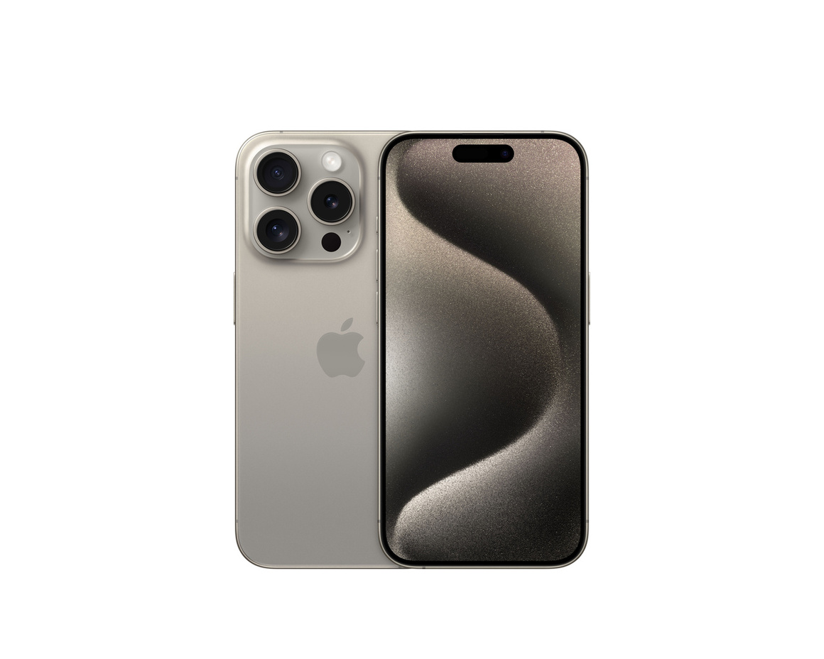iPhone 15 Pro 256GB Naturlig Titan - Gradering A (begagnat)