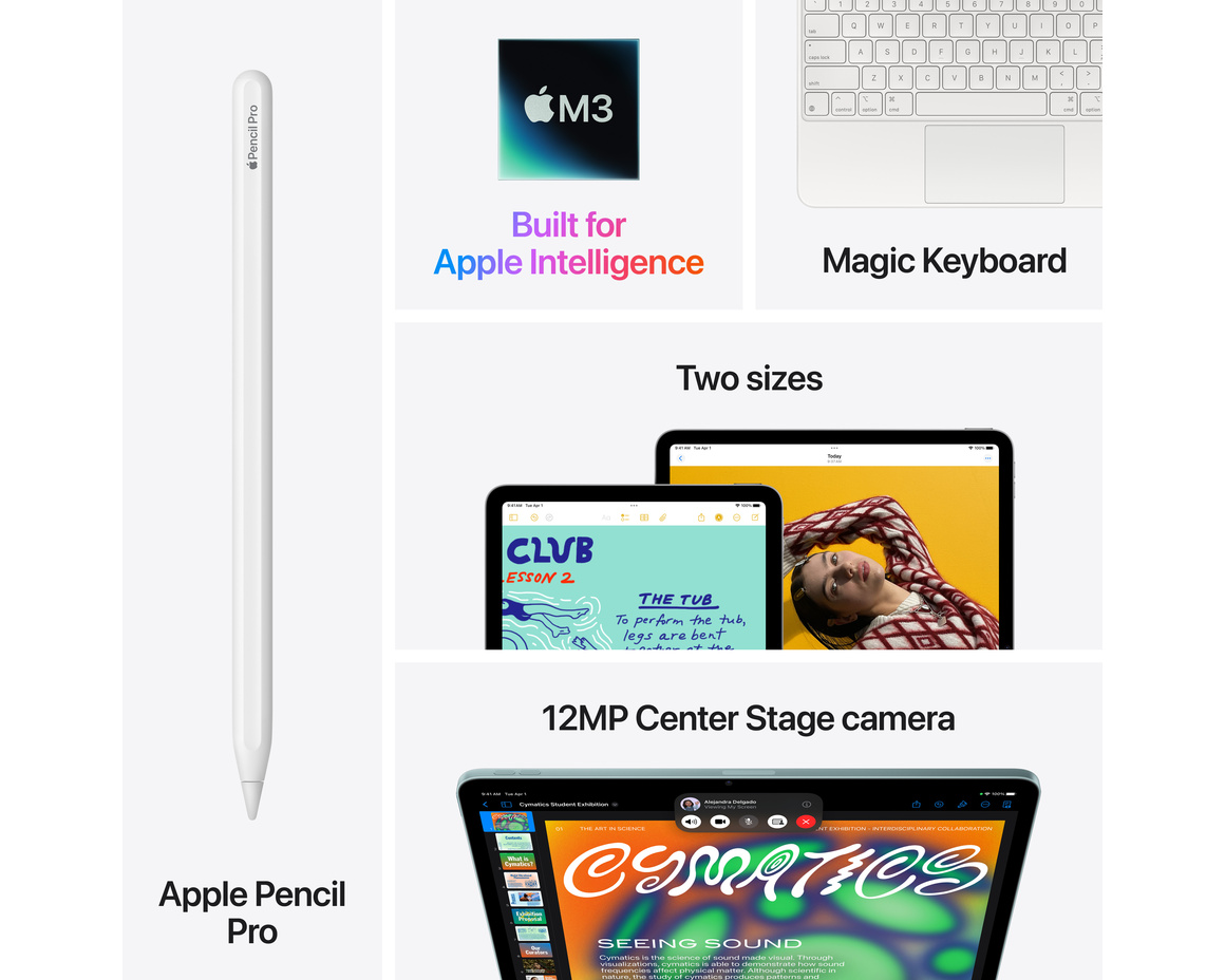 iPad Air 11 M3 Wi-Fi + Cellular 1TB - Blå
