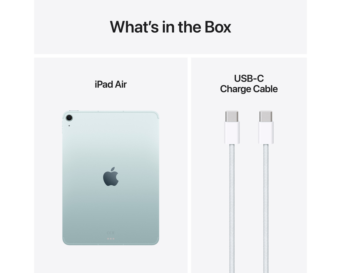 iPad Air 11 M3 Wi-Fi + Cellular 1TB - Blå