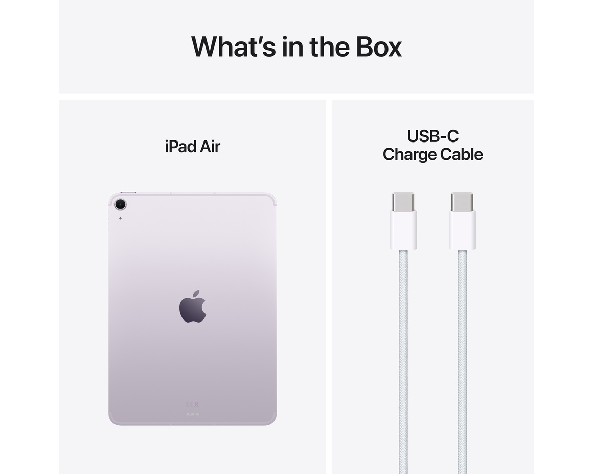 iPad Air 11 M3 Wi-Fi + Cellular 512GB - Lila