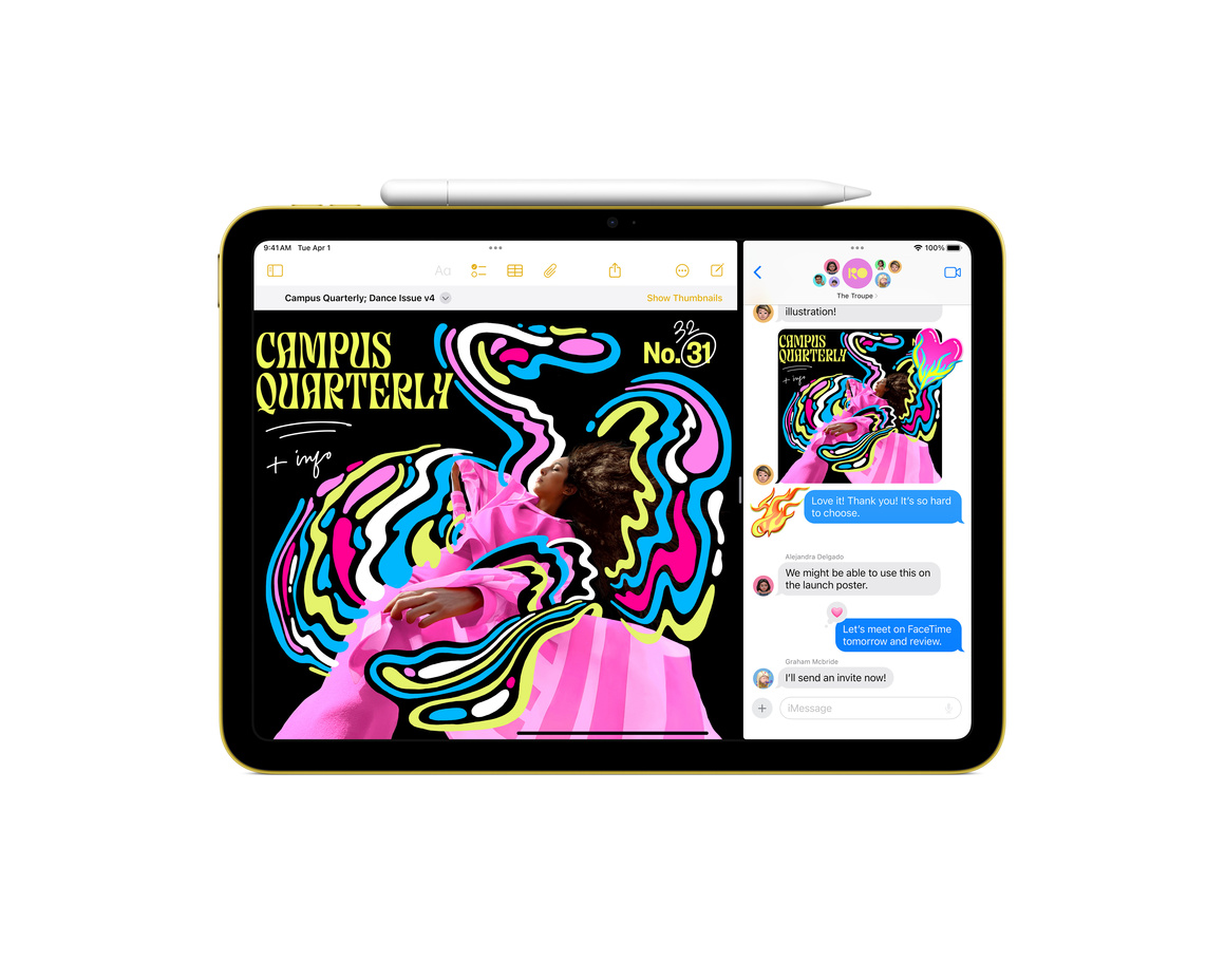 Apple iPad 11 (2025) Wi-Fi + Cellular 256GB - Rosa
