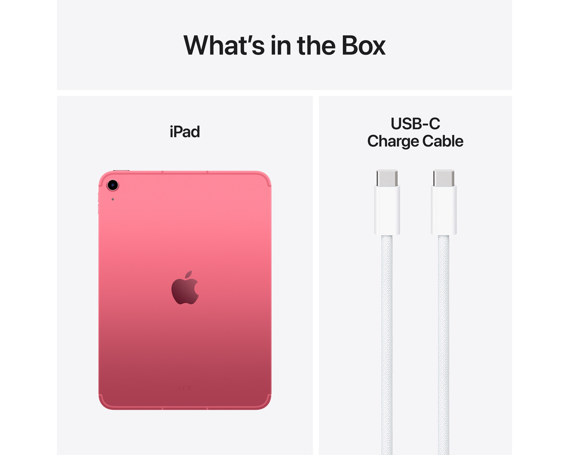 Apple iPad 11 (2025) Wi-Fi + Cellular 256GB - Rosa