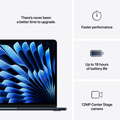 MacBook Air 13 M4 chip, 10-core CPU,10-core GPU/24GB/512GB SSD - Midnatt