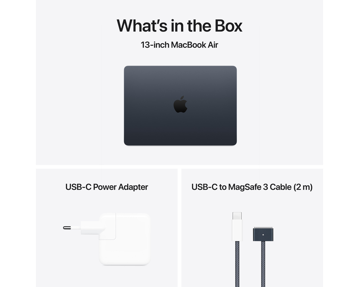 MacBook Air 13 M4 chip, 10-core CPU,10-core GPU/16GB/512GB SSD - Midnatt