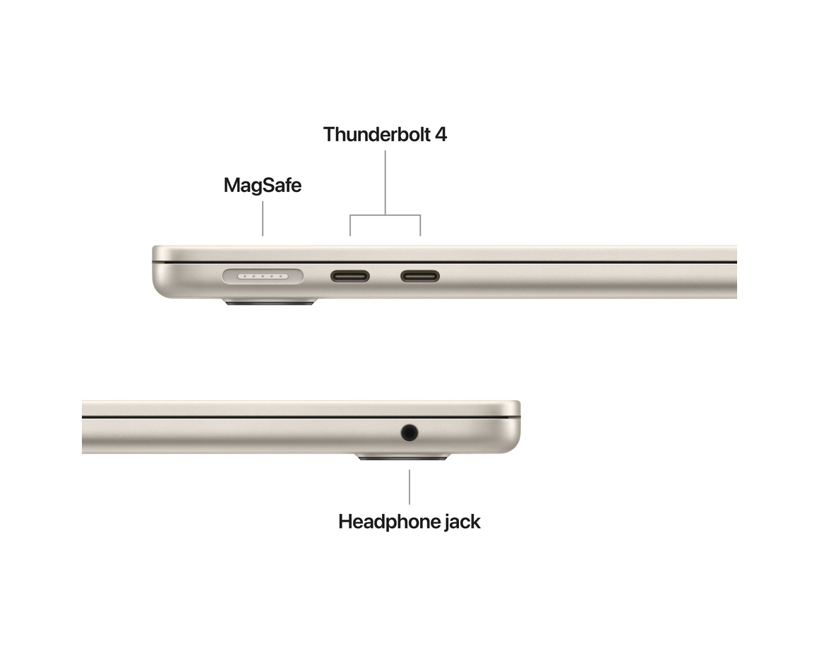 MacBook Air 13 M4 chip, 10-core CPU,8-core GPU/16GB/256GB SSD - Stjärnglans