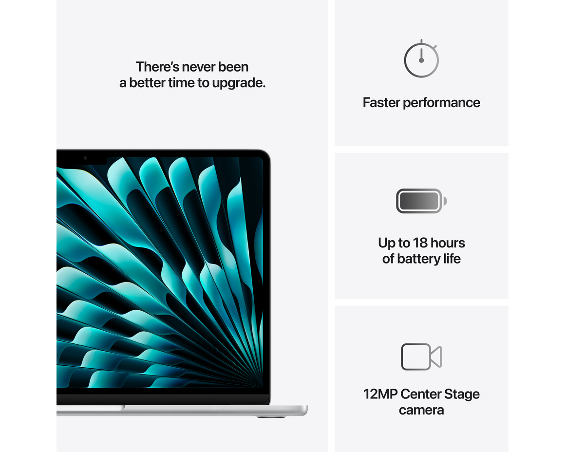 MacBook Air 13 M4 chip, 10-core CPU,10-core GPU/24GB/512GB SSD - Silver