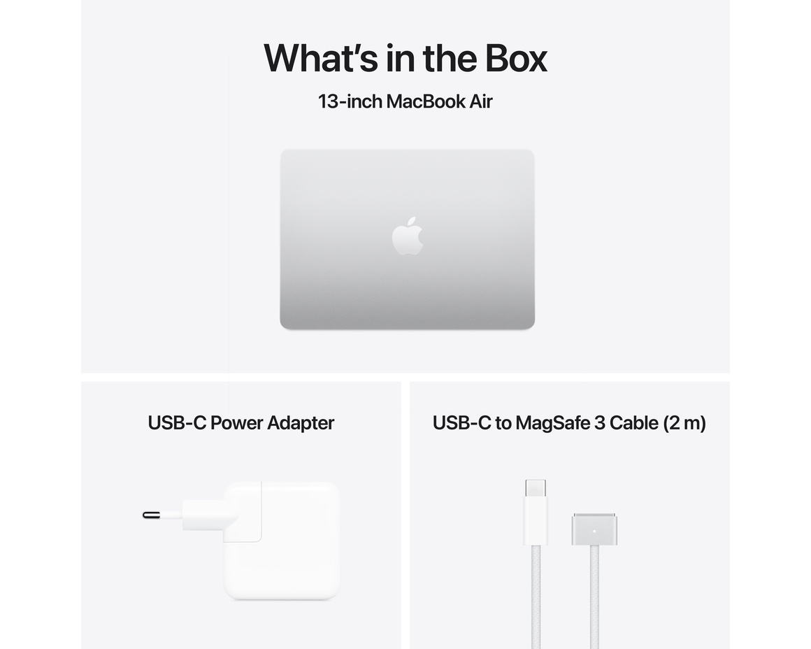 MacBook Air 13 M4 chip, 10-core CPU,10-core GPU/24GB/512GB SSD - Silver