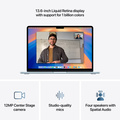MacBook Air 13 M4 chip, 10-core CPU,8-core GPU/16GB/256GB SSD - Himmelsblå