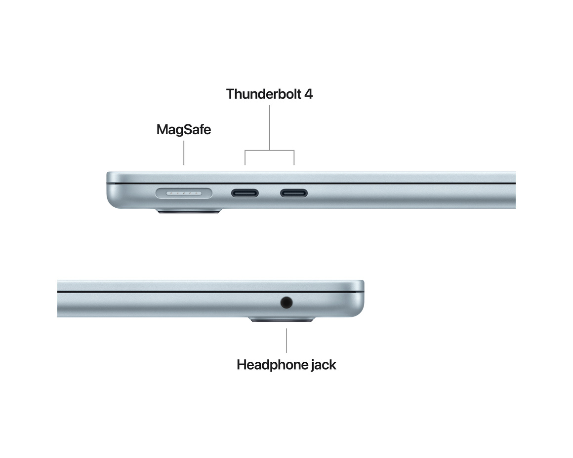 MacBook Air 13 M4 chip, 10-core CPU,8-core GPU/16GB/256GB SSD - Himmelsblå