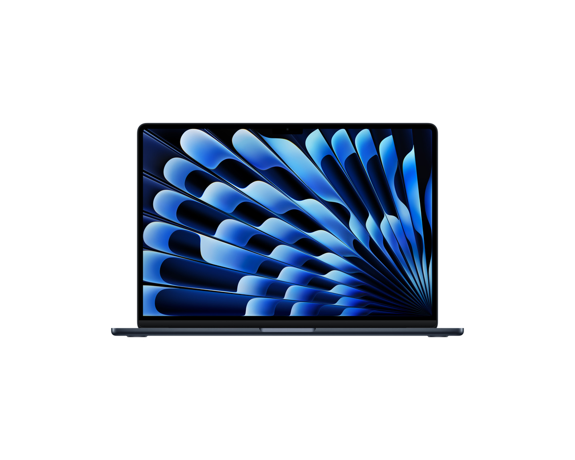 MacBook Air 15 M4 chip, 10-core CPU,10-core GPU/24GB/512GB SSD - Midnatt