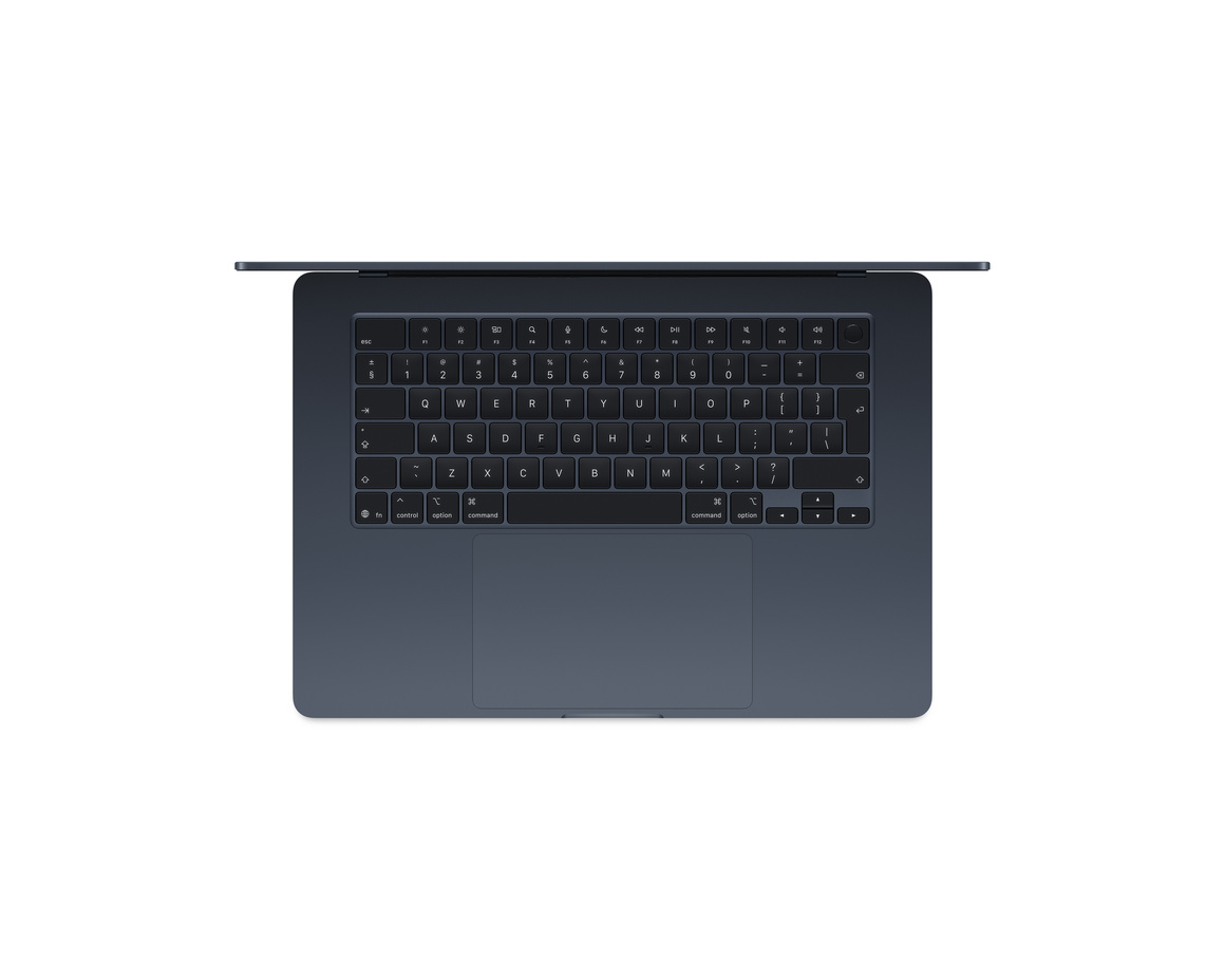 MacBook Air 15 M4 chip, 10-core CPU,10-core GPU/24GB/512GB SSD - Midnatt