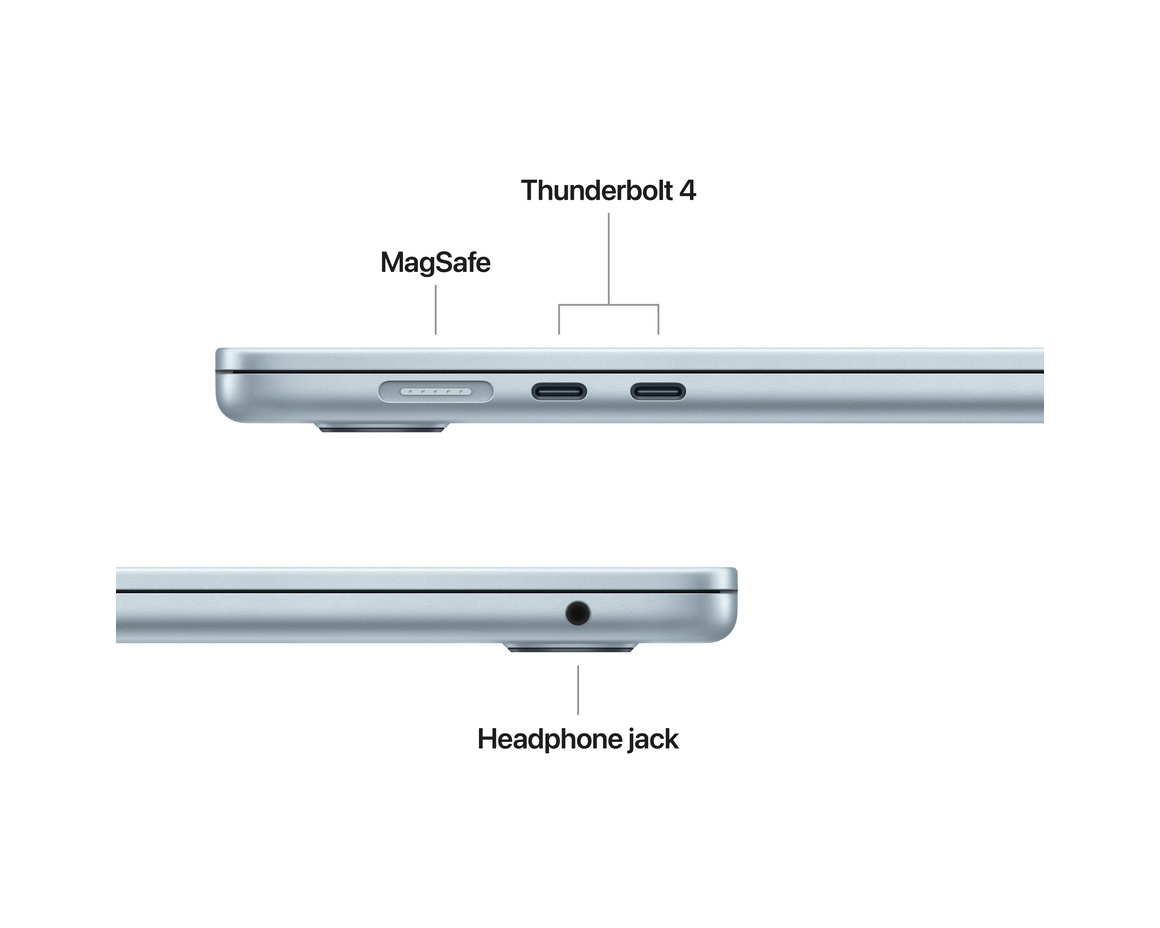 MacBook Air 15 M4 chip, 10-core CPU,10-core GPU/16GB/512GB SSD - Himmelsblå