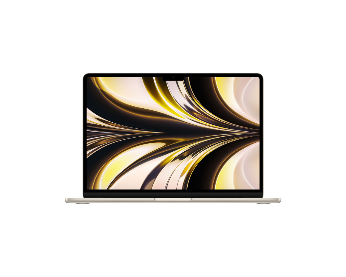 MacBook Air 13 M2 8-core CPU, 8-core GPU/16GB/256GB - Stjärnglans (begagnad) - Gradering A