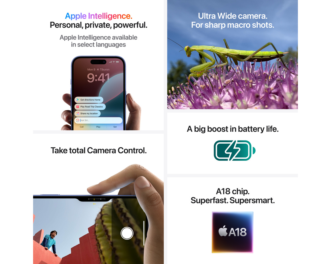 iPhone 16 128GB Svart